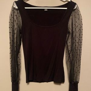 Long Sleeve Sheer Shirt